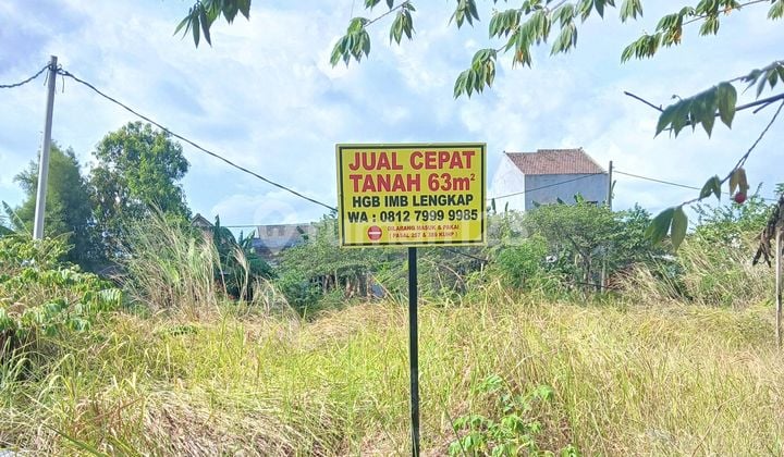Cheapest Plot in Menganti Gresik, Personal HGB, Ideal for Investment, Only 285 Million!!