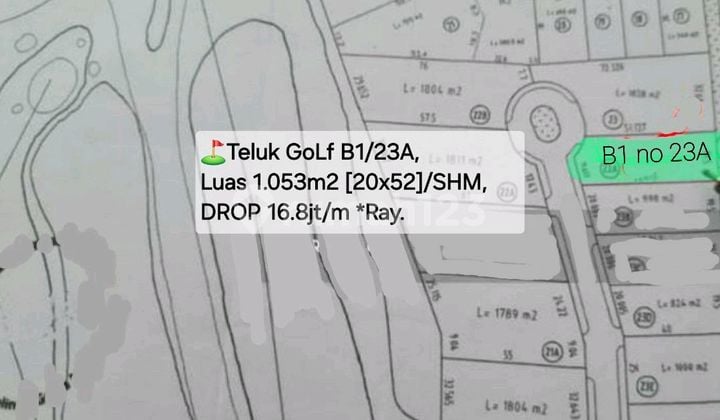 Tanah Bukit Golf Utama Citraland Termurah, Nego Sampai Deal! Tanah Bukit Golf Utama Citraland Termurah, Nego Sampai Deal!