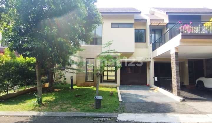 Dijual rumah cluster The Icon BSD – Luas 220/153, Akses Tol Dekat, View Taman, ada garasi
