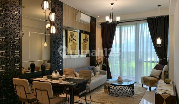 For rent Marigold Nava Park apartment in BSD City, ready to move in, fully furnished, suitcases only, immediately habitable.