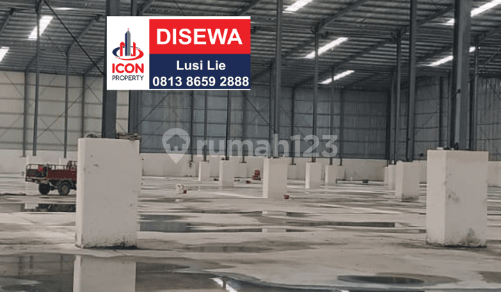 Gudang pabrik baru Pakuhaji Tangerang,masuk kontainer