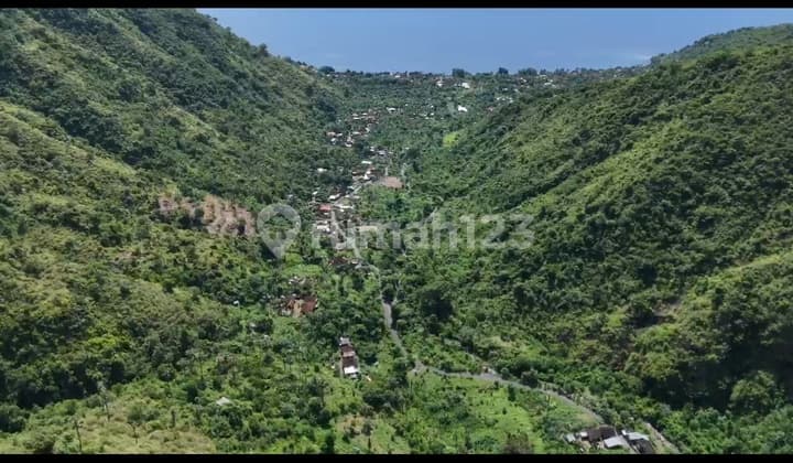 Tanah Unblok Ocean View Amed Cocok Vila Hotel