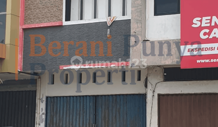 Dijual / Disewakan Ruko Jumbo 2 Lantai Siap Pakai Lokasi depan jalan Besar , Hadap Timur di Ilir Barat 1 Palembang