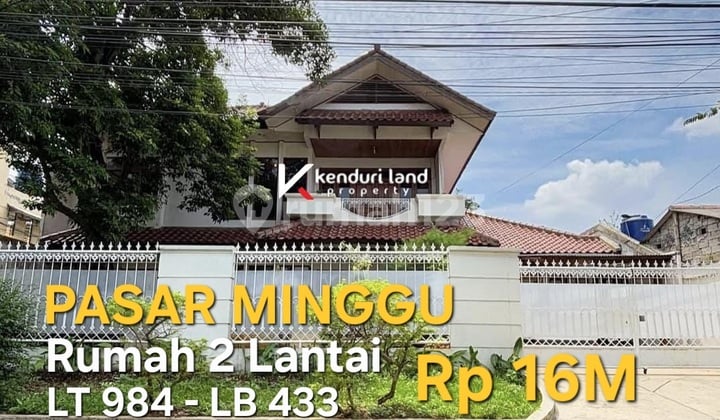 Rumah 2 Lantai Harga Murah Tanah Luas Dekat Tol Tb Simatupang