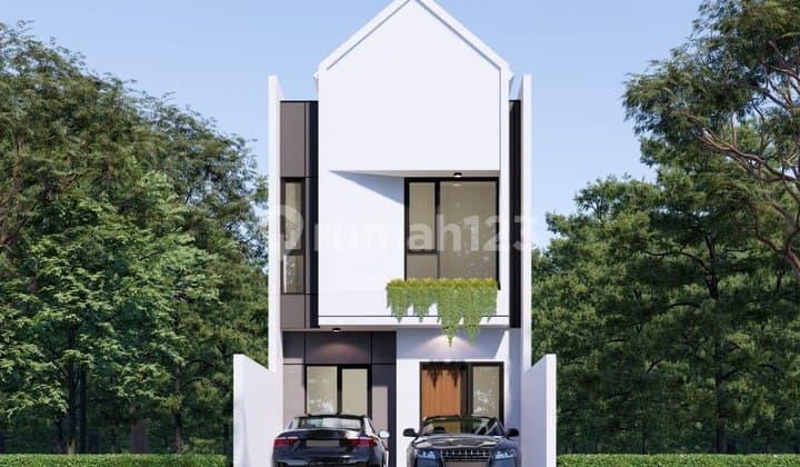 Rumah 2 Lantai Cluster Besar Dekat Kavling Dki Mcd Cipayung Jakarta Timur