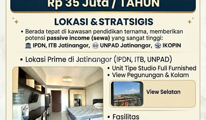 Sewa Apartemen Murah Dekat Kampus Itb Unpad Jatinangor
