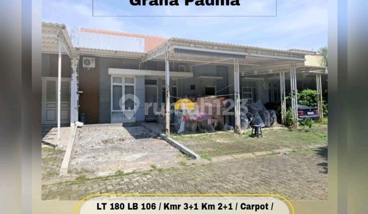 Rumah Hunian Cluster One Gate Perumahan Graha Padma