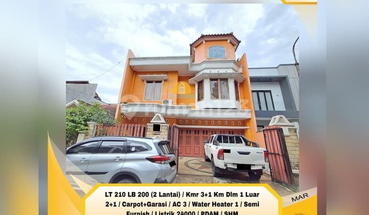 Rumah Dua Lantai Bagus Siap Pakai Semi Furnish Bukit Sari