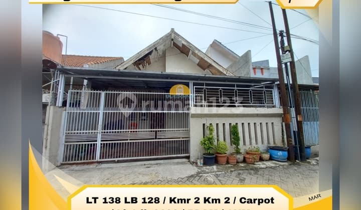 Jual Rumah Bangunan Lama Hitung Tanah Tengah Kota Semarang Tengah