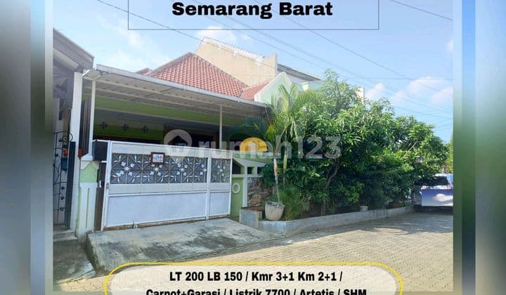Jual Rumah Purianjasmoro Dekat Bandara Sudah Tinggi Dari Jalan