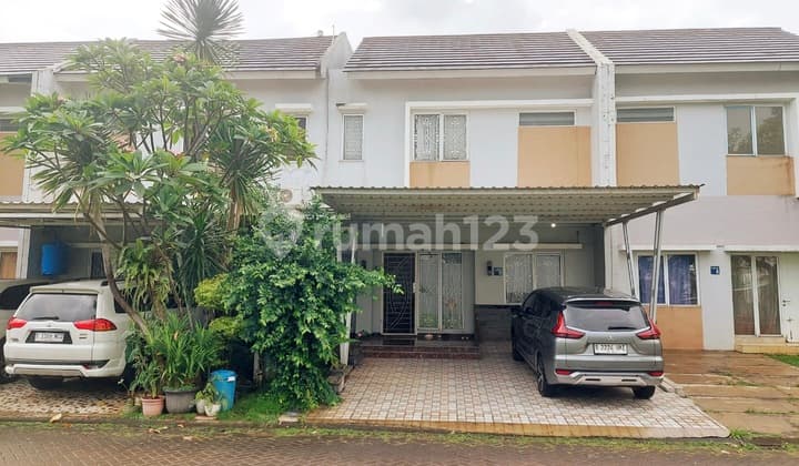 Rumah Serpong Lagoon Cisauk, Tangerang Cluster Flaminggo 2 Lantai Semi Furnish