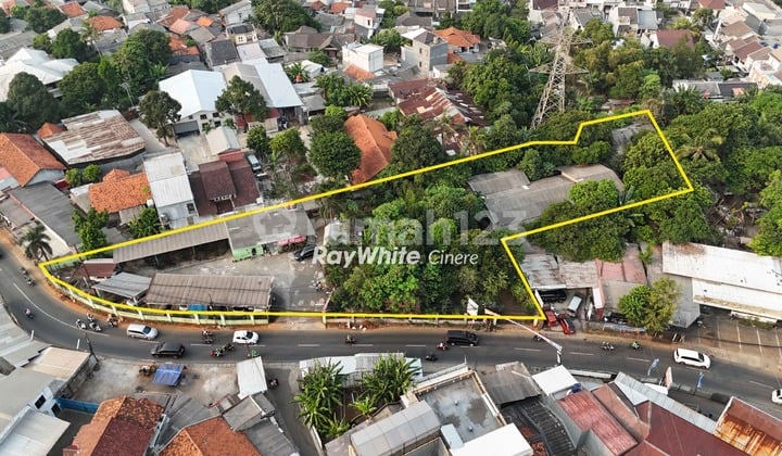 Tanah Posisi Hook Seluas 2780 m2 - di Lokasi Strategis Ciputat