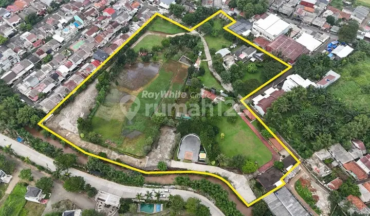 Tanah Seluas 1,9 Ha di Pamulang Dekat ke Tol
