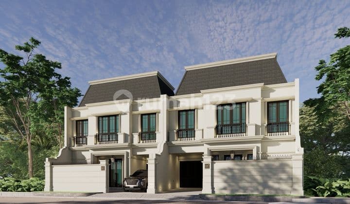RUMAH BRAND NEW MEWAH AMERICAN CLASSIC CEMPAKA PUTIH TENGAH