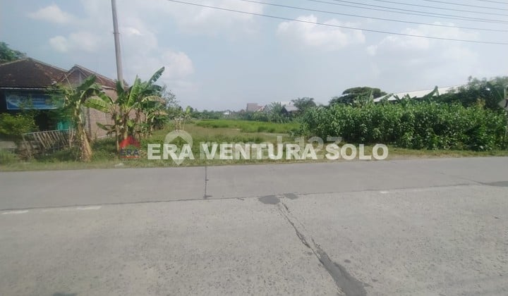 Tanah Pekarangan Siap Bangun Strategis Sukoharjo