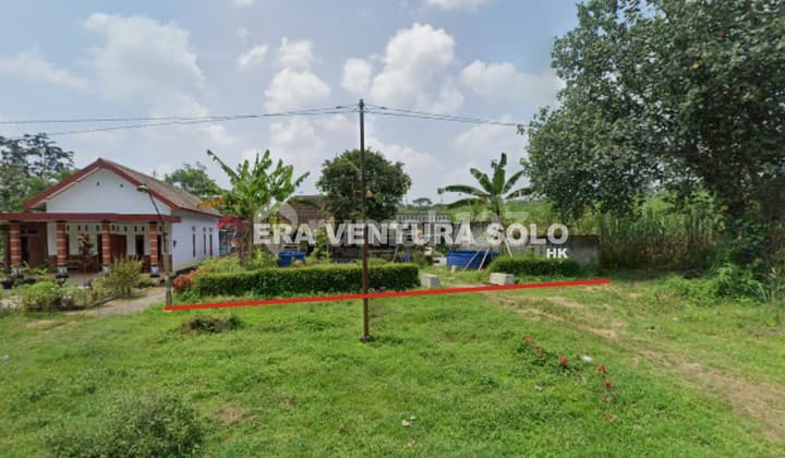 Rumah dan Tanah Pekarangan Strategis Karanganyar