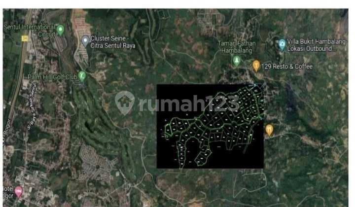 Jual Murah, Turun Harga Tanah Sentul, Hambalang 25Ha, Boleh Beli Sebagian, Dekat Bogor !