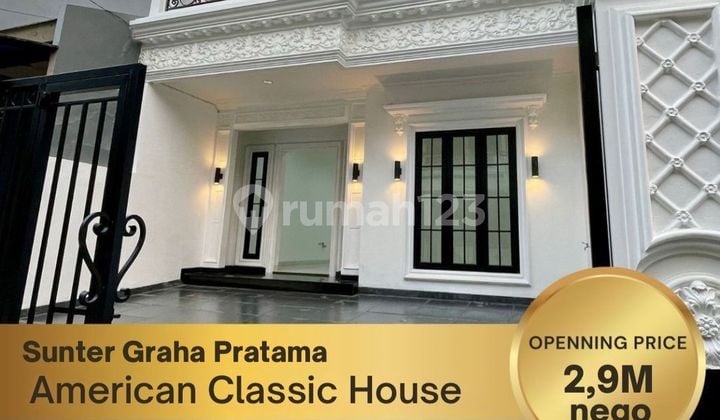 Rumah Baru American Classic Style 2 Lantai Sunter Graha Pratama