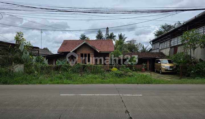 Tanah & Bangunan Exresto 1010M² Pinggir Jalan Raya Ciseeng Parung