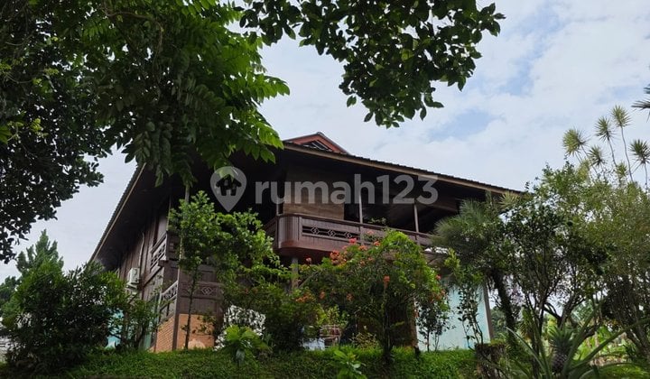 Villa Land Area 9415M² Serene with Melon Garden in Pancawati, Caringin