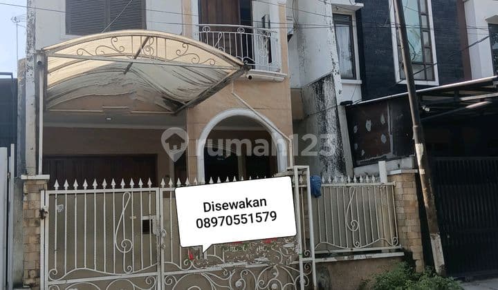 For Rent 6 Wide Furnished House on Main Road in Kelapa Gading, North Jakarta