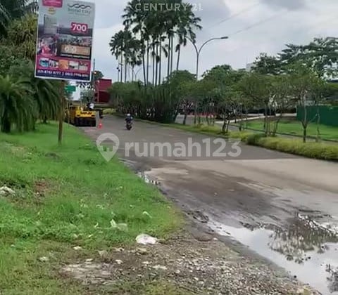 Tanah Pinggir Jalan Utama Strategis di Jl Mh Thamrin Sentul City