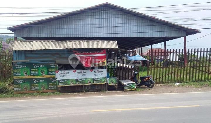 Tanah Strategis Pinggir Jalan Raya Di Jl Raya Leuwiliang Bogor Cocok Untuk Usaha Bonus Atap Baja