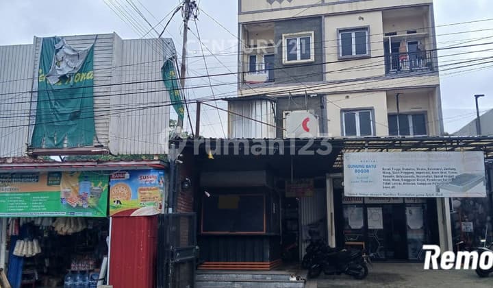 Ruko Pinggir Jalan Strategis di Jl Raya Gunung Batu Bogor Barat