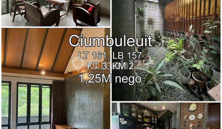 Rumah Artistik di Sayap Ciumbuleuit Downsloped