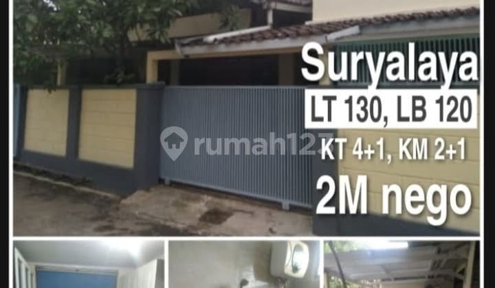 Rumah Daerah Suryalaya Cijagra Sudah Furnished