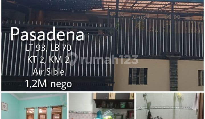 Rumah di Pasadena Hadap Timur Air Sible Bagus