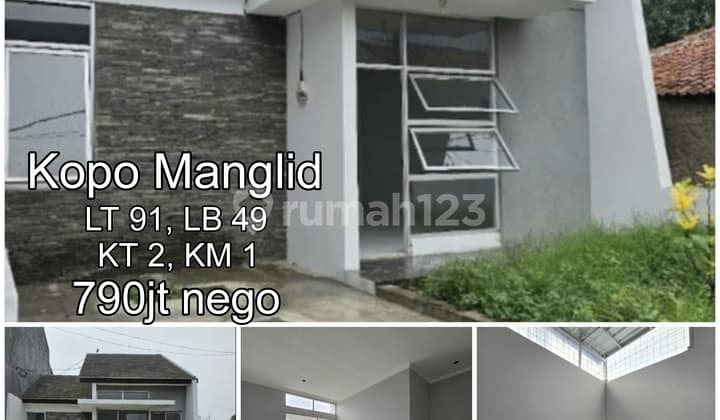 Rumah Baru di Kopo Margahayu Sudah Renov Kanopi Belakang Full