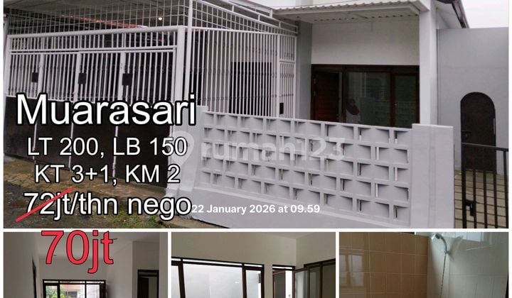 Rumah di Muara Ngeblong Baru Beres Renov Januari 2026