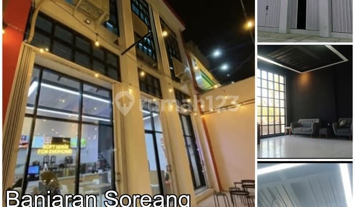 Shop house on Banjaran Soreang Cangkuang Main Road