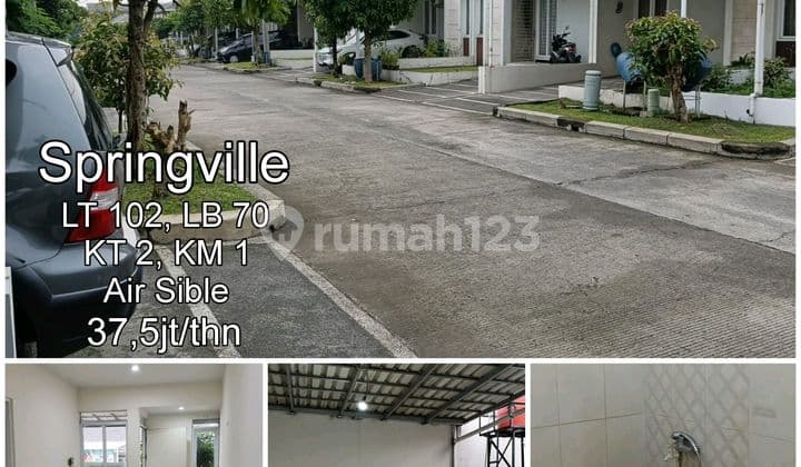 Rumah di Taman Kopo Indah V Springville Sudah Ada Kanopi Harga Nego