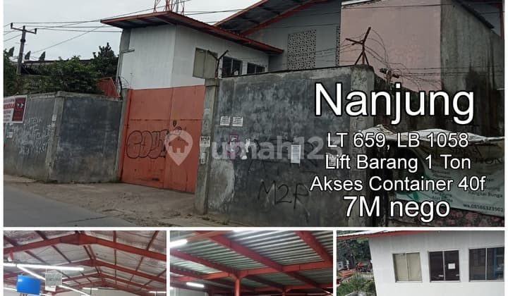 Gudang Ex Konveksi Rapih Siap Pakai Akses Konteiner 40F