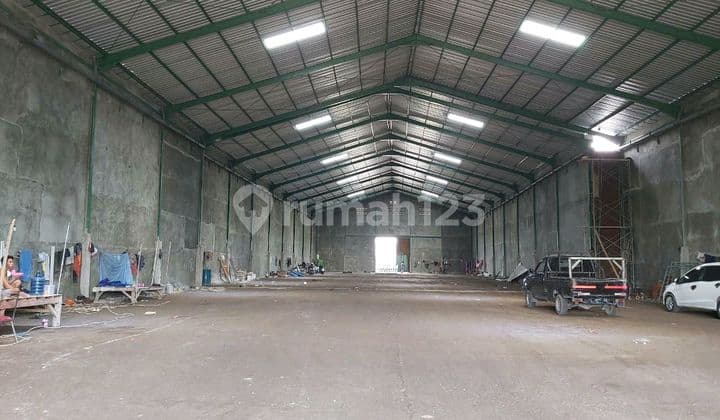 Dijual Gudang Baru Bumi Maspion 2000M2 Romokalisari Lantai Cor Beton Surabaya Barat