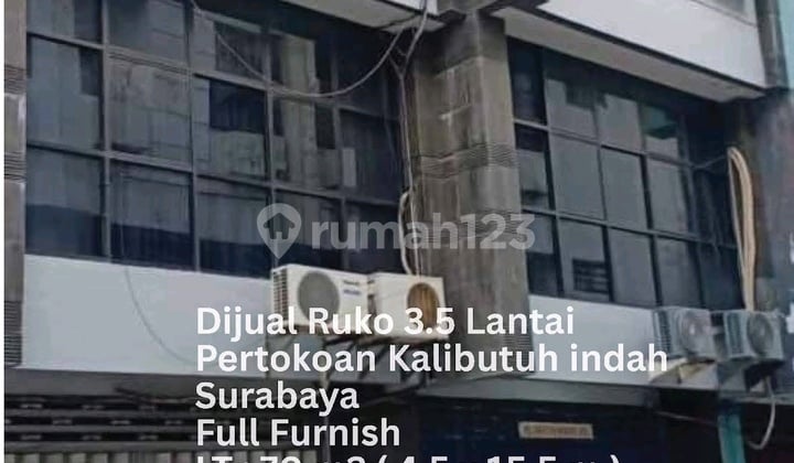 DIJUAL CEPAT RUKO FURNISHED KALIBUTUH INDAH TEMBOK DUKUH SURABAYA