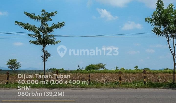 DIJUAL TANAH INDUSTRI 4 HEKTAR WIDANG TUBAN