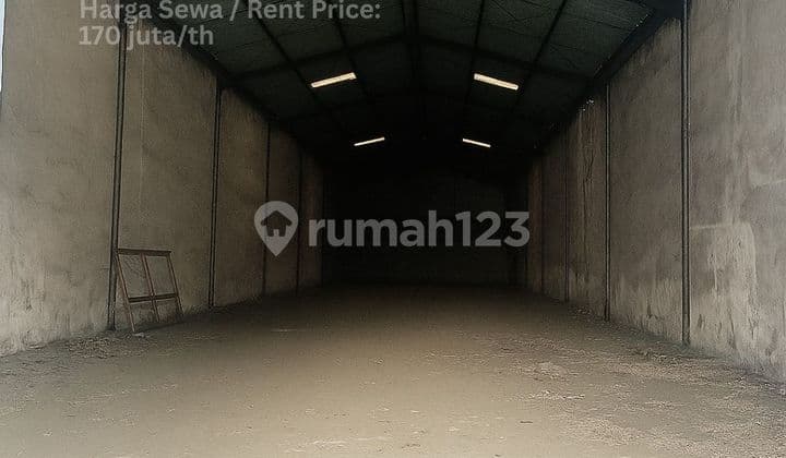 DISEWAKAN GUDANG MARGOMULYO PERMAI LUAS 500M2 SURABAYA BARAT