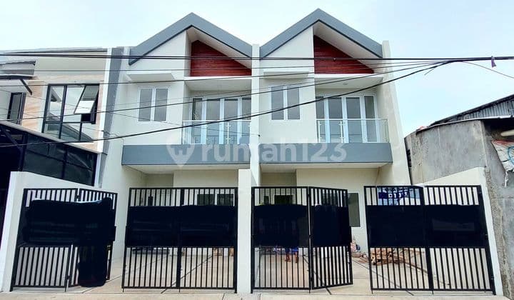 Rumah Baru Minimalis Modern Kav Dki Siap Huni Jalan Lebar
