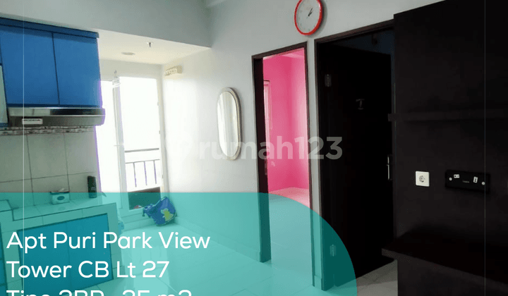 Apartement Puri Park View Tower Cb Lt 27, 2BR, Semi Furnished