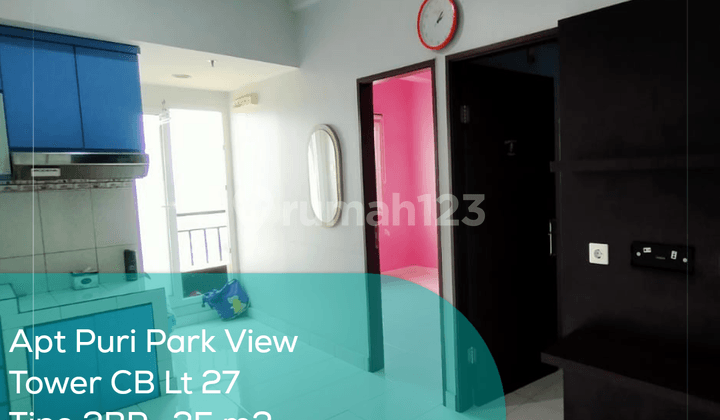 Apartement Puri Park View Tower Cb Lt 27, 2BR, Semi Furnished