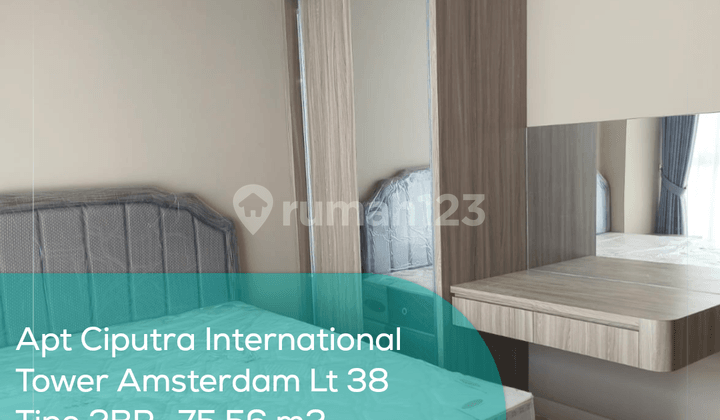 Apartement Ciputra International Tower Amsterdam Lt 38, 2BR, Full Furnished