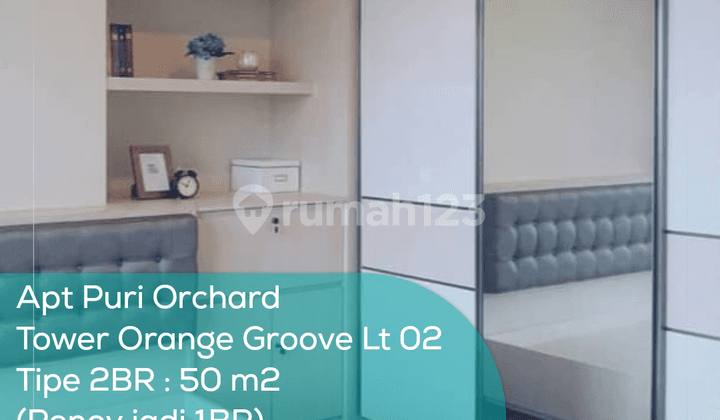 Apartment Puri Orchard Tower Orange Groove Wing B 2nd Floor, 2BR, Fully Furnished