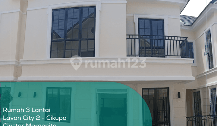 Rumah 3 Lantai Lavon City 2 Cluster Margonite, Tipe 8x9, LT/LB 72/166 m2, Non Furnished