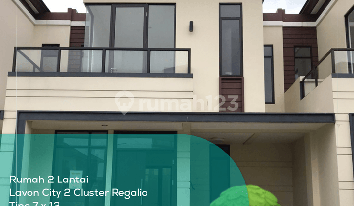 Rumah 2 Lantai Lavon City Cluster Regalia, Tipe 7x12