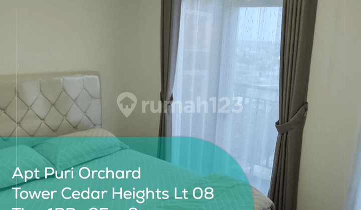 Apartement Puri Orchard Tower Cedar Height Wing A Lt 08, 1BR, Full Furnished