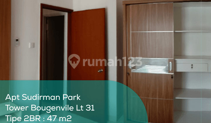 Apartement Sudirman Park Tower Bougenvile Lt 31, 2BR, Semi Furnished