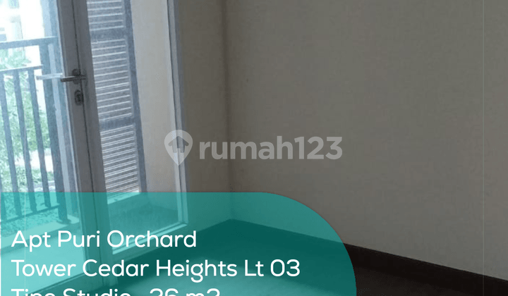 Apartement Puri Orchard Tower Cedar Heights Wing A Lt 03, Studio, Non Furnished